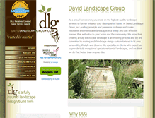 Tablet Screenshot of davidlandscapegroup.com